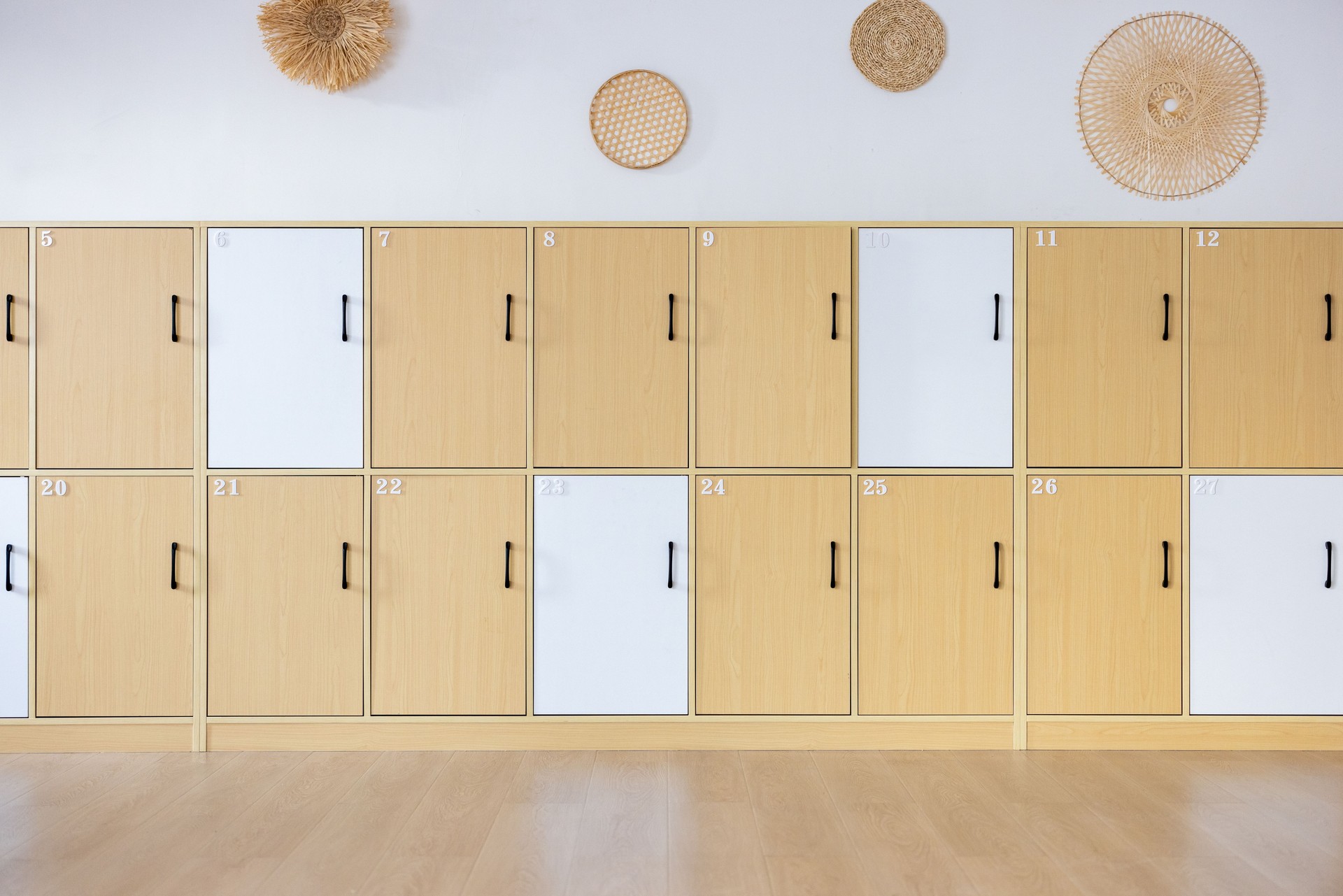 A set of lockers