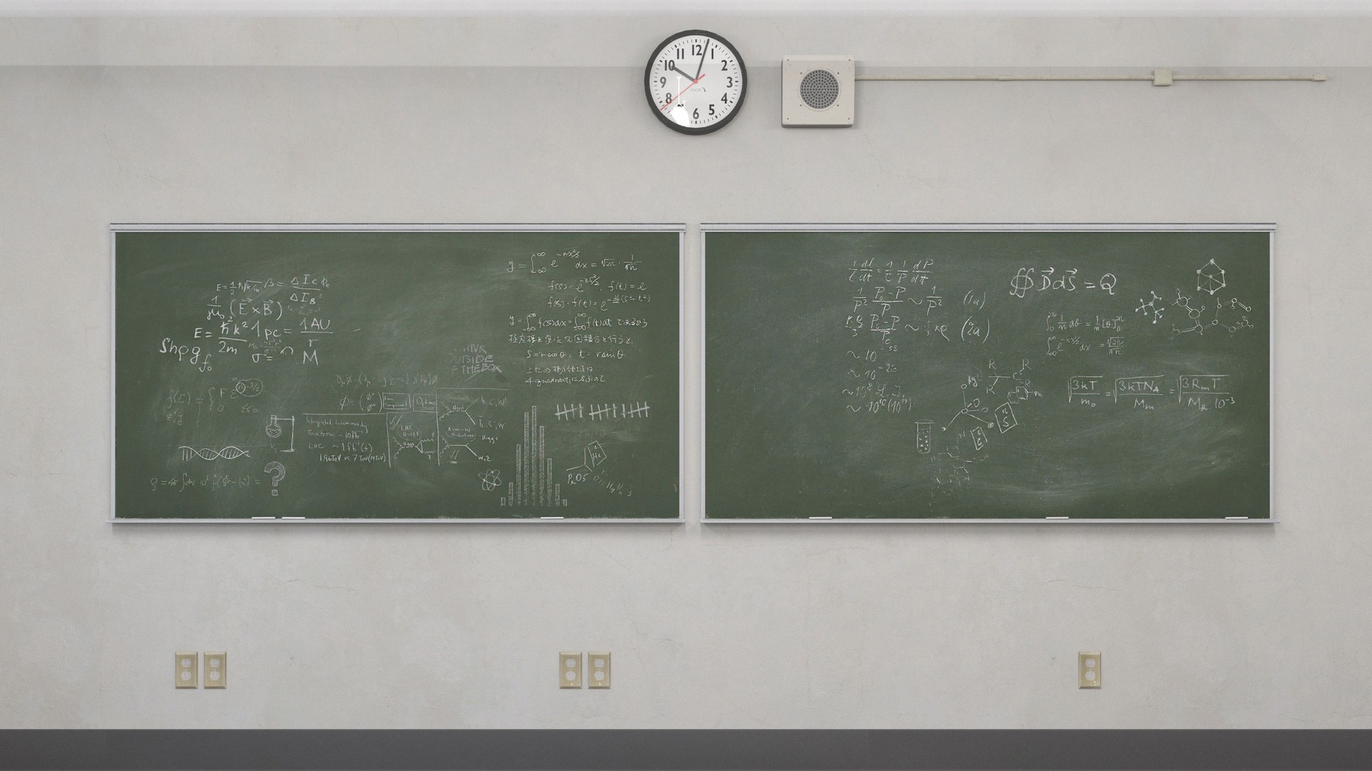 Science Classroom Chalkboards