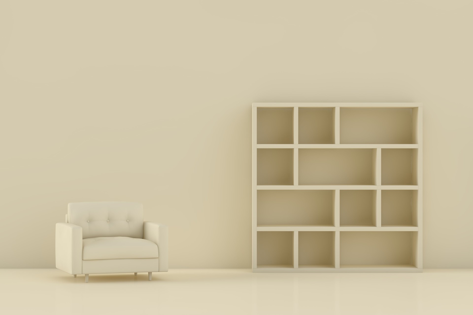 3D Modern living room