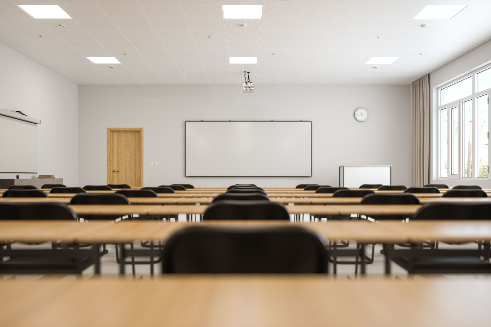 Modern Classroom Interior